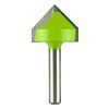 1" x 1/4" Shank Decorative Vee Groove Professional Router Bit Recyclable Exchangeable